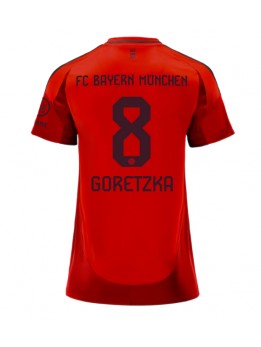 Billige Bayern Munich Leon Goretzka #8 Hjemmedrakt Dame 2024-25 Kortermet